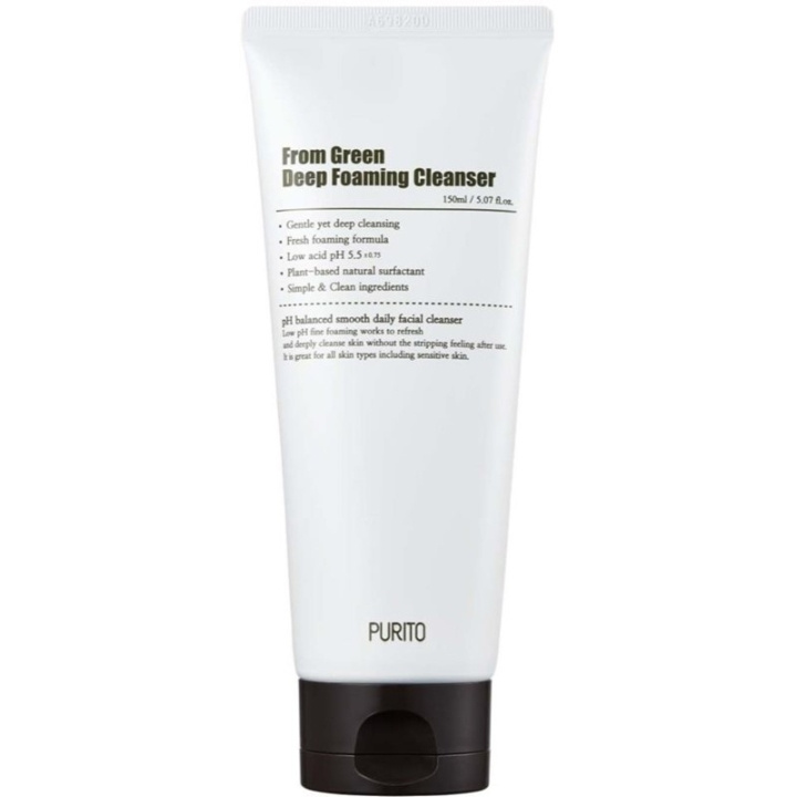 Purito From Green Deep Foaming Cleanser 150ml i gruppen HELSE OG SKJØNNHET / Hudpleie / Ansikt / Rengjøring hos TP E-commerce Nordic AB (C67823)