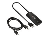 Club 3D Video Cable Pack DisplayPort / HDMI / USB Black i gruppen Elektronikk / Kabler og adaptere / HDMI / Adaptere hos TP E-commerce Nordic AB (C67843)