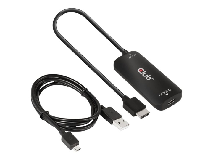 Club 3D Videoadapter 26cm i gruppen Elektronikk / Kabler og adaptere / HDMI / Adaptere hos TP E-commerce Nordic AB (C67844)