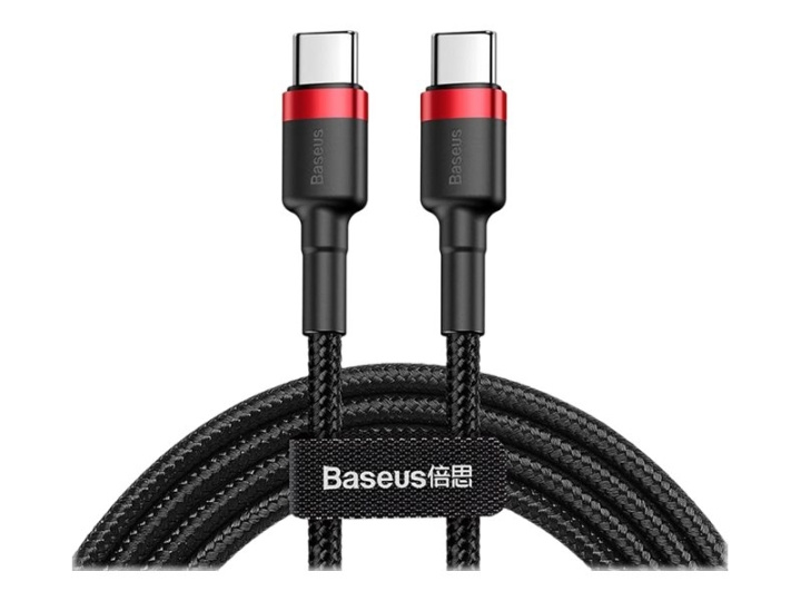 Baseus Cafule USB 2.0 USB Type-C cable 1m Black Red i gruppen Datautstyr / Kabler og adaptere / USB / USB-C hos TP E-commerce Nordic AB (C67898)