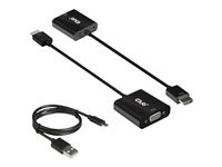 Club 3D Video Interface Converter HDMI / VGA Black i gruppen Elektronikk / Kabler og adaptere / HDMI / Adaptere hos TP E-commerce Nordic AB (C67899)