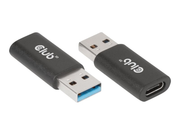 Club 3D USB 3.2 Gen 1 USB-C-adapter Svart i gruppen Datautstyr / Nettverk / Nettverkskort / USB Trådløs hos TP E-commerce Nordic AB (C67908)