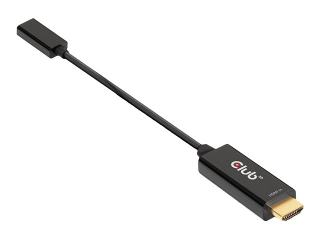 Club 3D Videoadapterkabel HDMI / USB 22cm Black i gruppen Elektronikk / Kabler og adaptere / HDMI / Adaptere hos TP E-commerce Nordic AB (C67921)