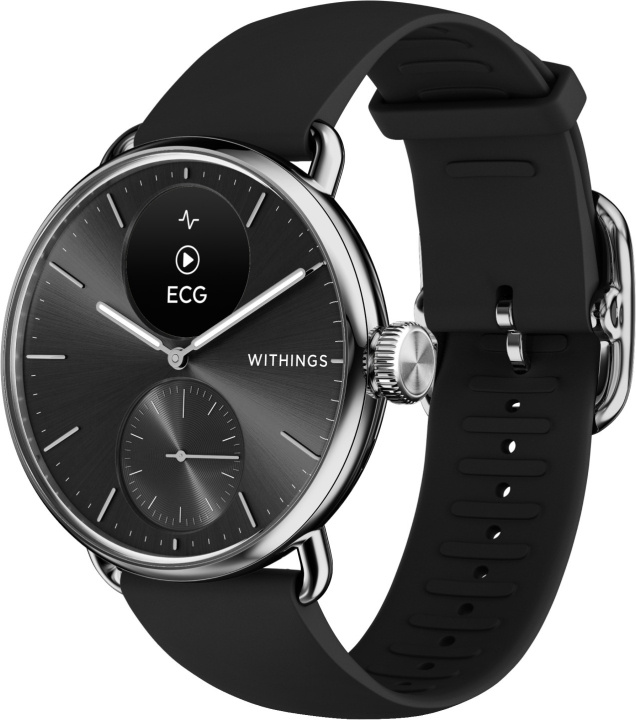 Withings Scanwatch 2 smartklokke, 38 mm, svart i gruppen SPORT, FRITID & HOBBY / Smartwatch og Aktivitetsmålere / Smartwatches hos TP E-commerce Nordic AB (C68053)