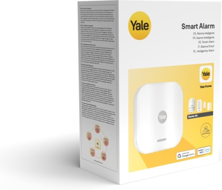 Yale Smart Alarm Starter Kit Alarmsystem, startpakke i gruppen HJEM, HUS OG HAGE / Alarm, Sikkerhet og overvåking / Husalarm hos TP E-commerce Nordic AB (C68086)