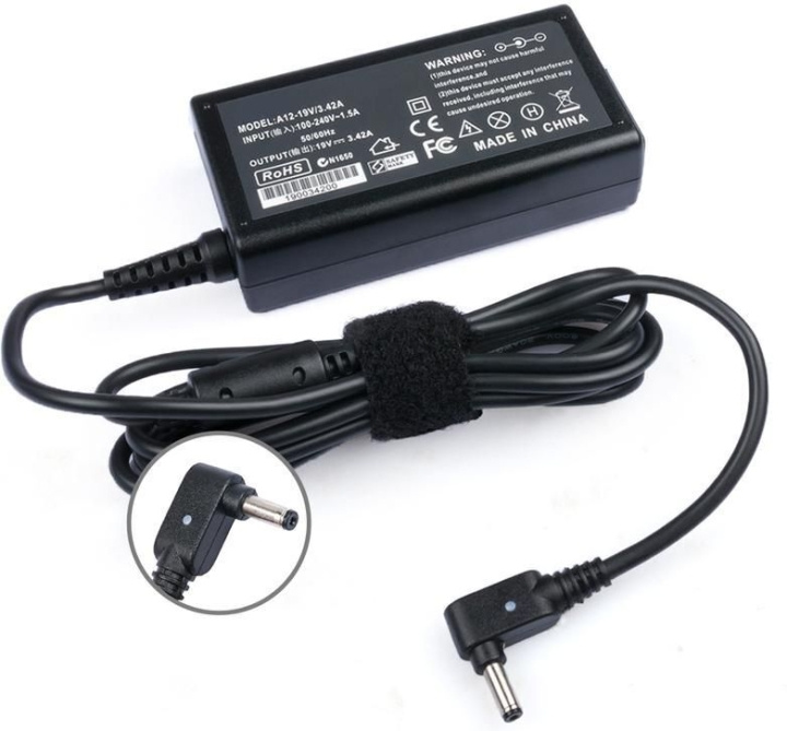 ASUS AC-adapter 65 W 19V AC-strømforsyning (0A001-00045900) i gruppen Datautstyr / Bærbare datamaskiner og tilbehør / Lader / Vegglader / Asus hos TP E-commerce Nordic AB (C68247)