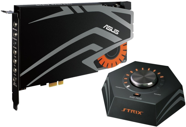 ASUS STRIX RAID PRO lydkort/høyttalerforsterker for PCI-e-buss i gruppen Datautstyr / PC-Komponenter / Lydkort hos TP E-commerce Nordic AB (C68252)