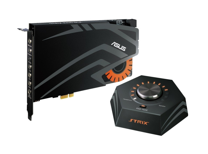 ASUS STRIX RAID DLX lydkort/høyttalerforsterker for PCI-e-buss i gruppen Datautstyr / PC-Komponenter / Lydkort hos TP E-commerce Nordic AB (C68253)