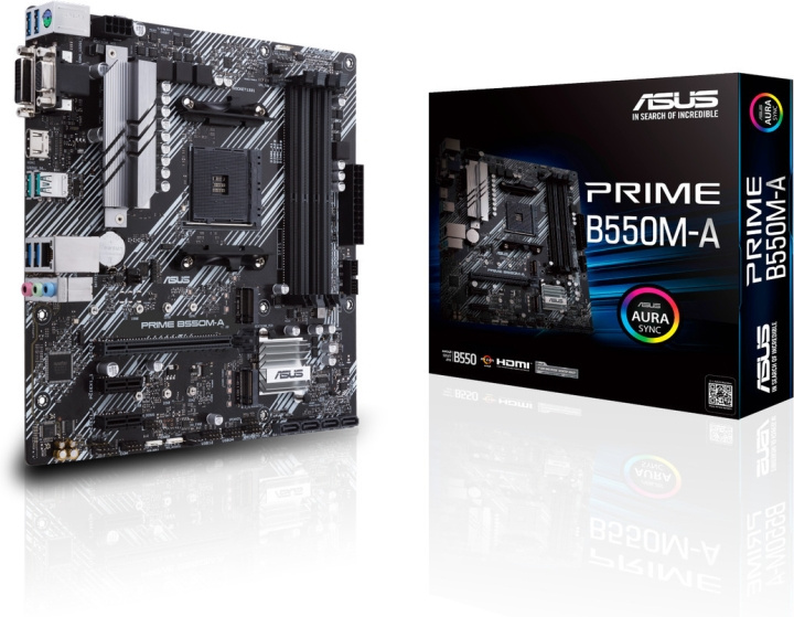 ASUS Prime B550M-A AM4 microATX-hovedkort i gruppen Datautstyr / PC-Komponenter / Hovedkort hos TP E-commerce Nordic AB (C68269)