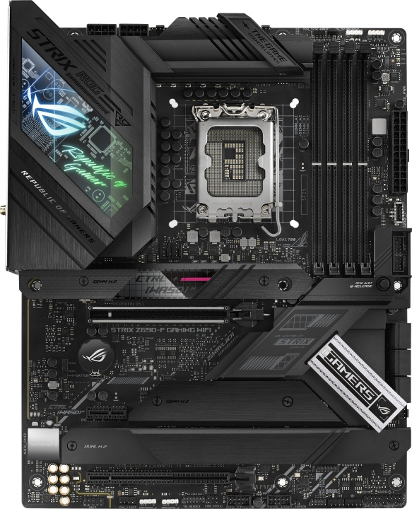 ASUS ROG STRIX Z690-F GAMING WIFI LGA 1700 ATX-hovedkort i gruppen Datautstyr / PC-Komponenter / Hovedkort hos TP E-commerce Nordic AB (C68287)