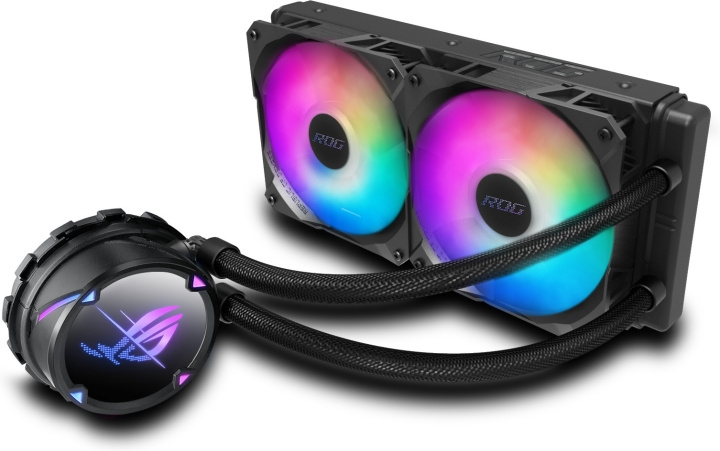 ASUS ROG STRIX LC II 240 ARGB væskekjølingssystem i gruppen Datautstyr / PC-Komponenter / Kjøling / Prosessorkjøling hos TP E-commerce Nordic AB (C68316)