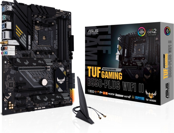 ASUS TUF GAMING B550-PLUS WIFI II AM4 ATX-hovedkort i gruppen Datautstyr / PC-Komponenter / Hovedkort hos TP E-commerce Nordic AB (C68322)