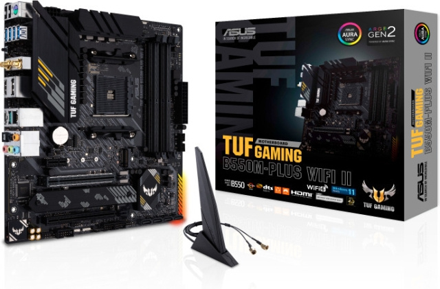 ASUS TUF GAMING B550M-PLUS WIFI II AM4 mikro-ATX-hovedkort i gruppen Datautstyr / PC-Komponenter / Hovedkort hos TP E-commerce Nordic AB (C68323)