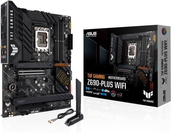 ASUS TUF GAMING Z690-PLUS WIFI LGA 1700 ATX-hovedkort i gruppen Datautstyr / PC-Komponenter / Hovedkort hos TP E-commerce Nordic AB (C68324)