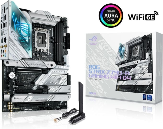 ASUS ROG STRIX Z790-A GAMING WIFI D4 ATX-hovedkort i gruppen Datautstyr / PC-Komponenter / Hovedkort hos TP E-commerce Nordic AB (C68386)