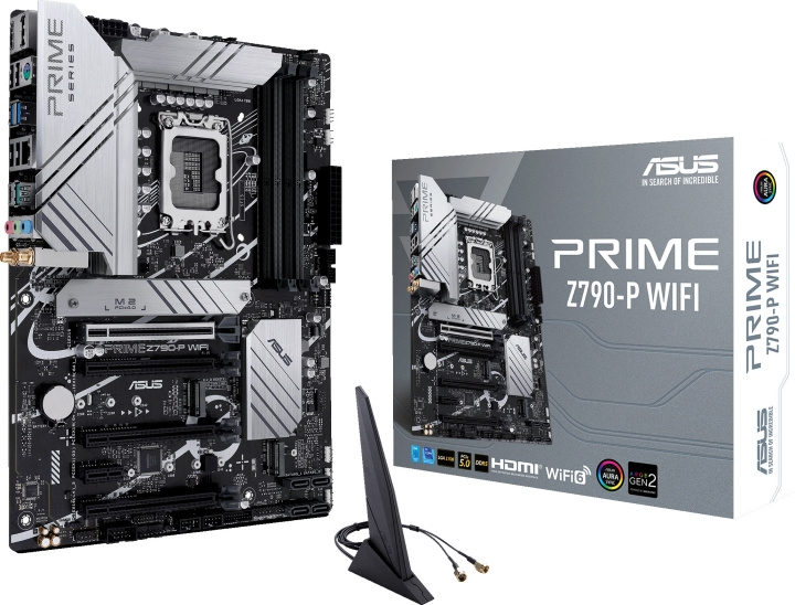 ASUS PRIME Z790-P WIFI ATX-hovedkort i gruppen Datautstyr / PC-Komponenter / Hovedkort hos TP E-commerce Nordic AB (C68390)