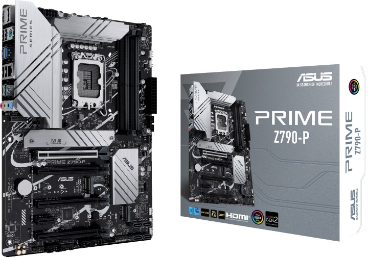 ASUS PRIME Z790-P ATX-hovedkort i gruppen Datautstyr / PC-Komponenter / Hovedkort hos TP E-commerce Nordic AB (C68391)