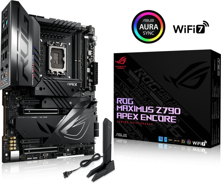 ASUS ROG Maximus Z790 Apex Encore ATX-hovedkort i gruppen Datautstyr / PC-Komponenter / Hovedkort hos TP E-commerce Nordic AB (C68523)