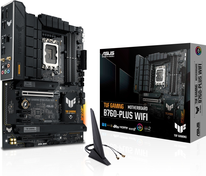 ASUS TUF GAMING B760-PLUS WIFI ATX-hovedkort i gruppen Datautstyr / PC-Komponenter / Hovedkort hos TP E-commerce Nordic AB (C68549)