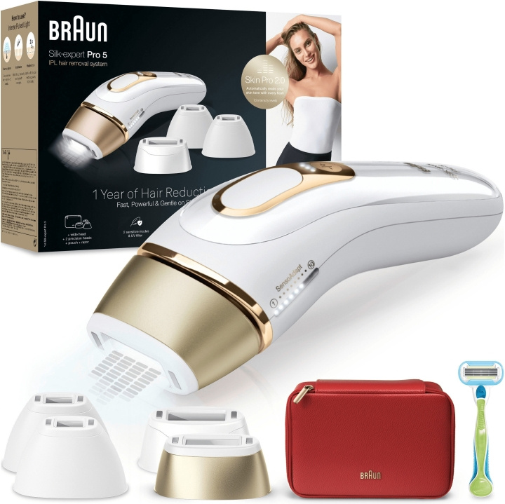 Braun IPL Silk Expert Pro 5 PL5382 IPL-apparat i gruppen HELSE OG SKJØNNHET / Hår & styling / Hårfjerning / IPL og laser hos TP E-commerce Nordic AB (C68594)