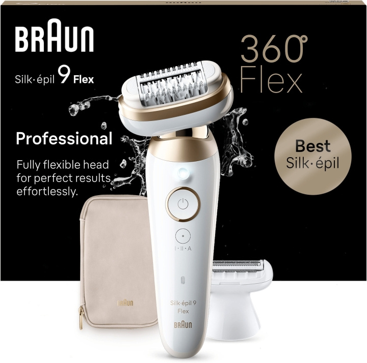 Braun Silk Epil 9 Flex 3D 9-041 epilator i gruppen HELSE OG SKJØNNHET / Hår & styling / Hårfjerning / Epilatorer hos TP E-commerce Nordic AB (C68601)