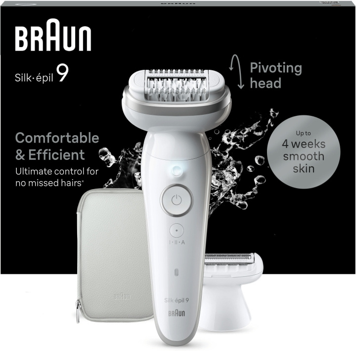 Braun Silk epil 9 9-041 epilator i gruppen HELSE OG SKJØNNHET / Hår & styling / Hårfjerning / Epilatorer hos TP E-commerce Nordic AB (C68606)