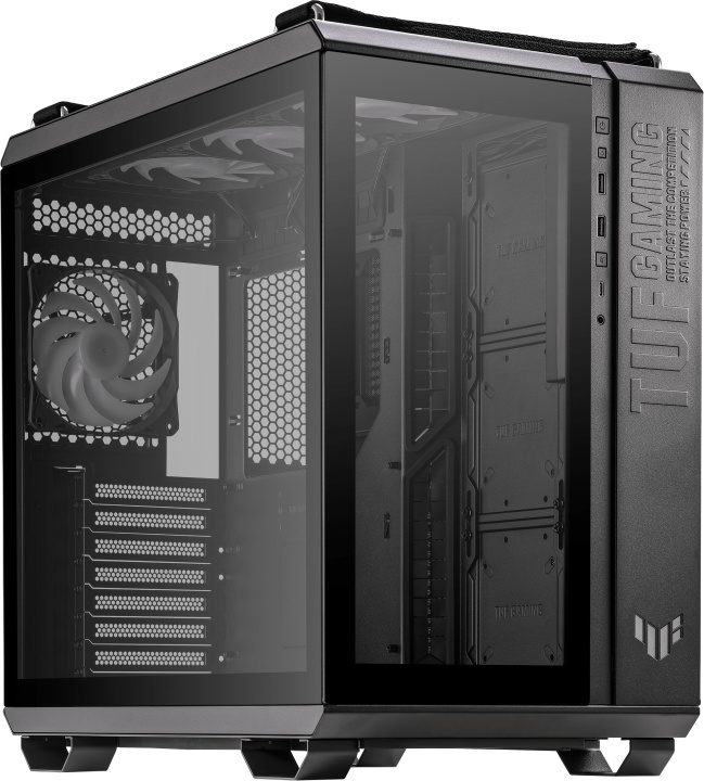 ASUS TUF Gaming GT502 PLUS TG ARGB ATX-kabinett med vindu, svart i gruppen Datautstyr / PC-Komponenter / Chassis hos TP E-commerce Nordic AB (C68607)