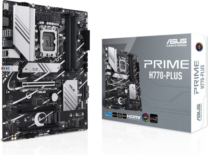 ASUS PRIME H770-PLUS ATX-hovedkort i gruppen Datautstyr / PC-Komponenter / Hovedkort hos TP E-commerce Nordic AB (C68628)