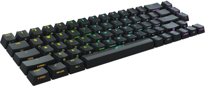 Xtrfy K5 Compact Base Keycaps, svart, 68 stk i gruppen Datautstyr / GAMING / Tastatur hos TP E-commerce Nordic AB (C68710)