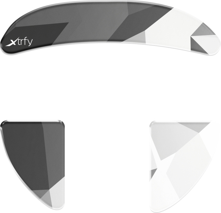 Xtrfy Glass Skates MZ1 musepoter, Litus Hvit i gruppen Datautstyr / GAMING / Mus hos TP E-commerce Nordic AB (C68764)