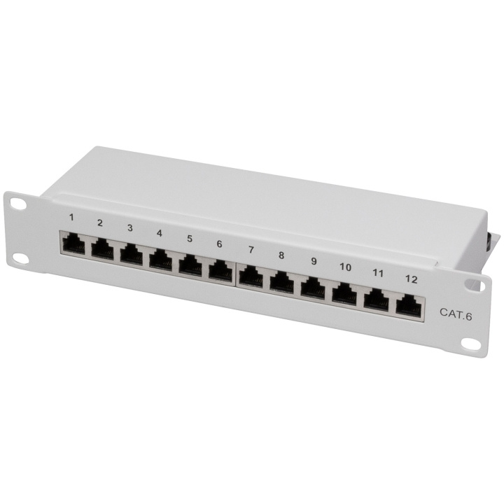 LogiLink Patchpanel 12-portar Cat6 för 10