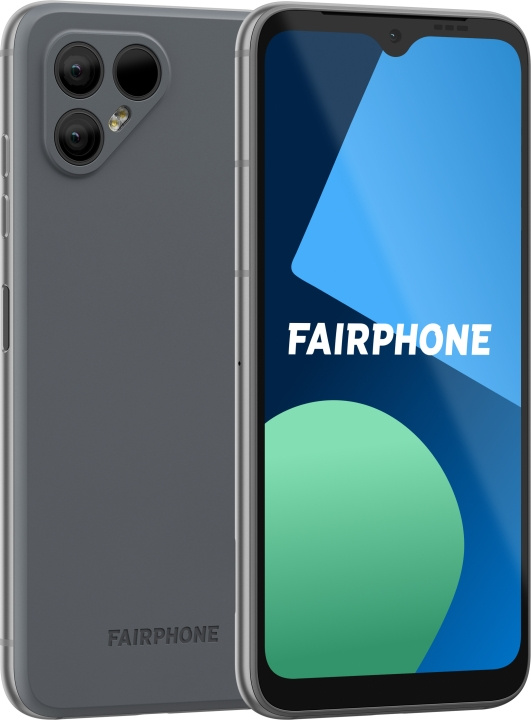 Fairphone 4 5G-telefon, 128/6 GB, grå i gruppen SMARTTELEFON & NETTBRETT / Mobiltelefoner & smartphones hos TP E-commerce Nordic AB (C69019)