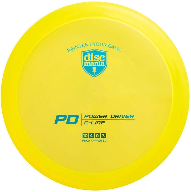 Discmania Originals C-line PD-driver, gul i gruppen SPORT, FRITID & HOBBY / Sportsutstyr / Frisbee golf hos TP E-commerce Nordic AB (C69035)