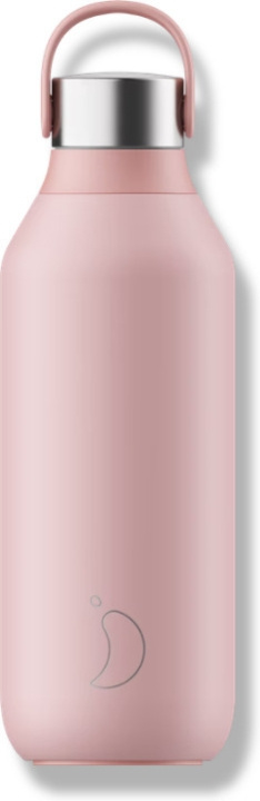 Chilly\'s Bottles Chilly\'s Series 2 termosflaske, Blush Pink, 500 ml i gruppen SPORT, FRITID & HOBBY / Friluftsliv / Termoser og flasker hos TP E-commerce Nordic AB (C69046)