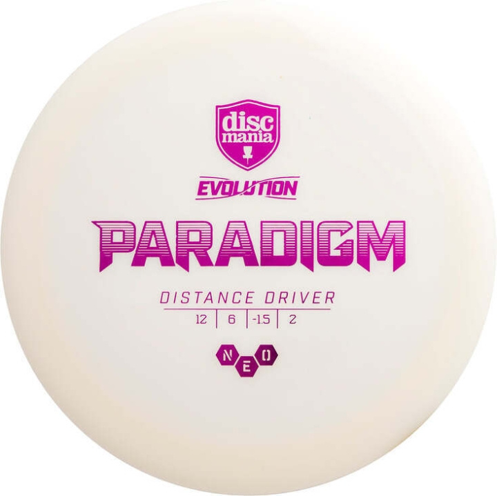 Discmania Evolution Neo Paradigm-driver, hvit i gruppen SPORT, FRITID & HOBBY / Sportsutstyr / Frisbee golf hos TP E-commerce Nordic AB (C69081)