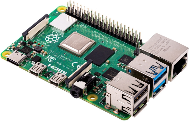 Raspberry Pi 4 modell B 1 GB - Enkretskortdatamaskin i gruppen Datautstyr / PC-Komponenter / Raspberry Pi hos TP E-commerce Nordic AB (C69107)