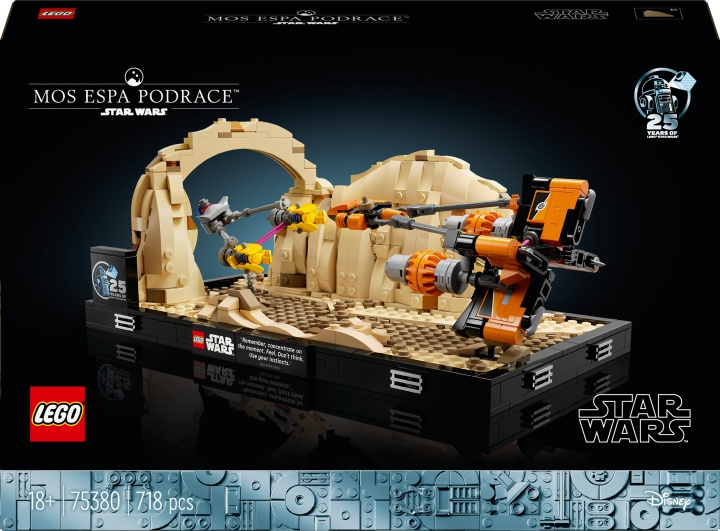 LEGO Star Wars 75380 - Mos Espa Podrace™ diorama i gruppen LEKER, BARN OG BABY / Leker / Byggeleker / Lego hos TP E-commerce Nordic AB (C69231)