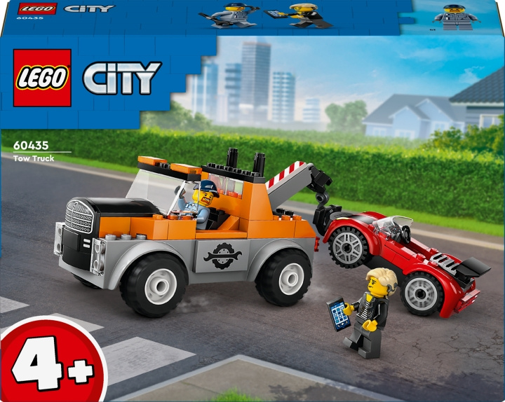 LEGO City Settet Store kjøretøy 60435 - Bergingsbil og sportsbilgarasje i gruppen LEKER, BARN OG BABY / Leker / Byggeleker / Lego hos TP E-commerce Nordic AB (C69260)