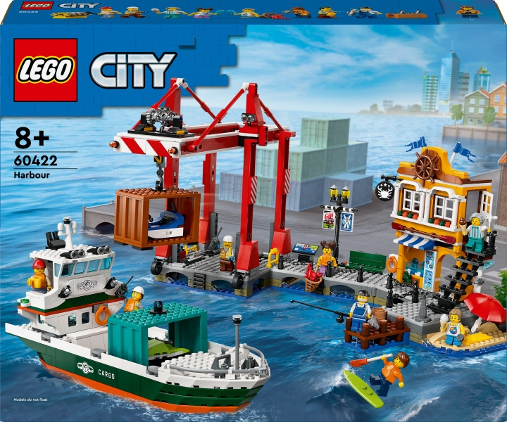 LEGO My City 60422 - Havn og lasteskip i gruppen LEKER, BARN OG BABY / Leker / Byggeleker / Lego hos TP E-commerce Nordic AB (C69261)