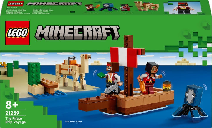 LEGO Minecraft 21259 - Piratskipets reise i gruppen LEKER, BARN OG BABY / Leker / Byggeleker / Lego hos TP E-commerce Nordic AB (C69263)