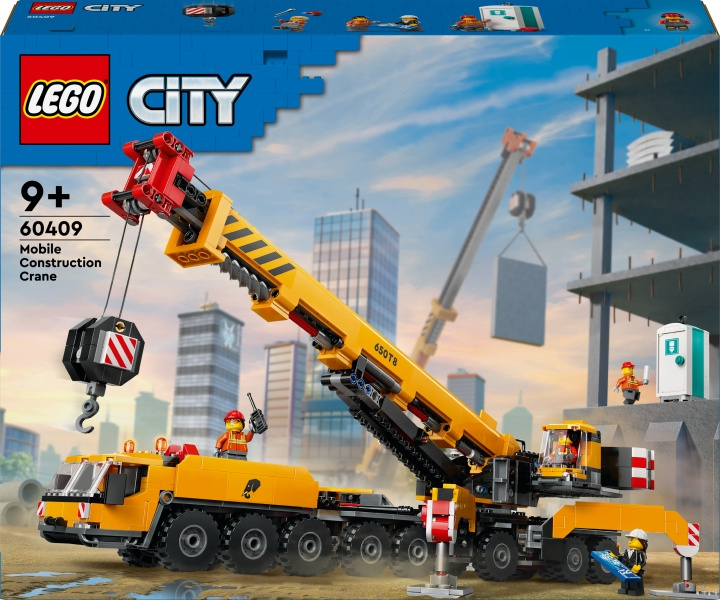 LEGO City Store kjøretøy 60409 - Gul mobil byggekran i gruppen LEKER, BARN OG BABY / Leker / Byggeleker / Lego hos TP E-commerce Nordic AB (C69274)