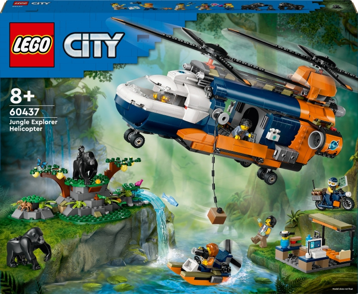 LEGO City Exploration 60437 - Helikopter fra jungelutforskeren i leiren i gruppen LEKER, BARN OG BABY / Leker / Byggeleker / Lego hos TP E-commerce Nordic AB (C69276)