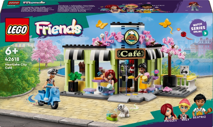 LEGO Friends 42618 - Heartlake City Cafe i gruppen LEKER, BARN OG BABY / Leker / Byggeleker / Lego hos TP E-commerce Nordic AB (C69282)