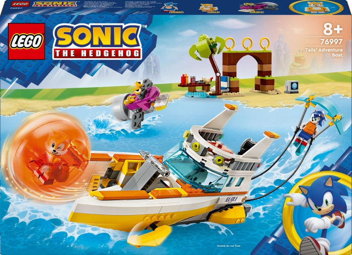 LEGO Sonic 76997 - Tails\' eventyrbåt i gruppen LEKER, BARN OG BABY / Leker / Byggeleker / Lego hos TP E-commerce Nordic AB (C69285)