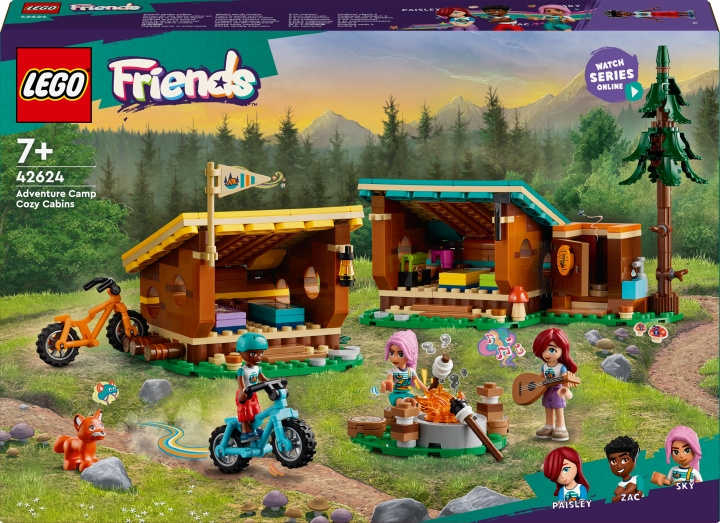 LEGO Friends 42624 - Eventyrleir - Komfortable lavaer i gruppen LEKER, BARN OG BABY / Leker / Byggeleker / Lego hos TP E-commerce Nordic AB (C69289)