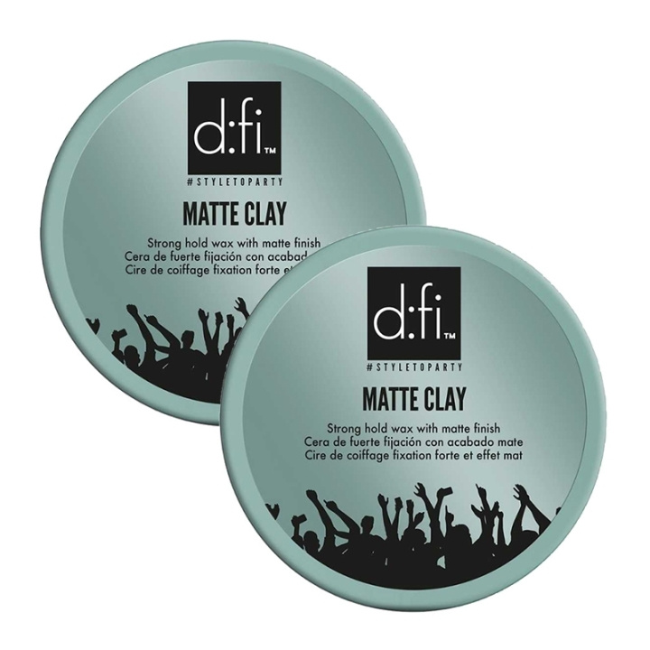 D:fi 2-pack D:fi Matte Clay 150g i gruppen HELSE OG SKJØNNHET / Hår & styling / Hårstyling / Stylingkrem hos TP E-commerce Nordic AB (C69321)