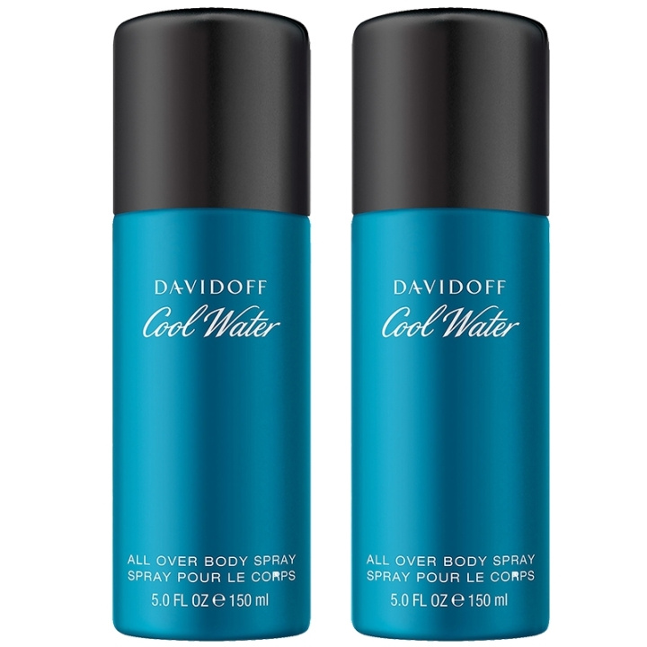 Davidoff 2-pack Davidoff Cool Water Body Spray 150ml i gruppen HELSE OG SKJØNNHET / Duft og parfyme / Deodorant / Deo for han hos TP E-commerce Nordic AB (C69323)