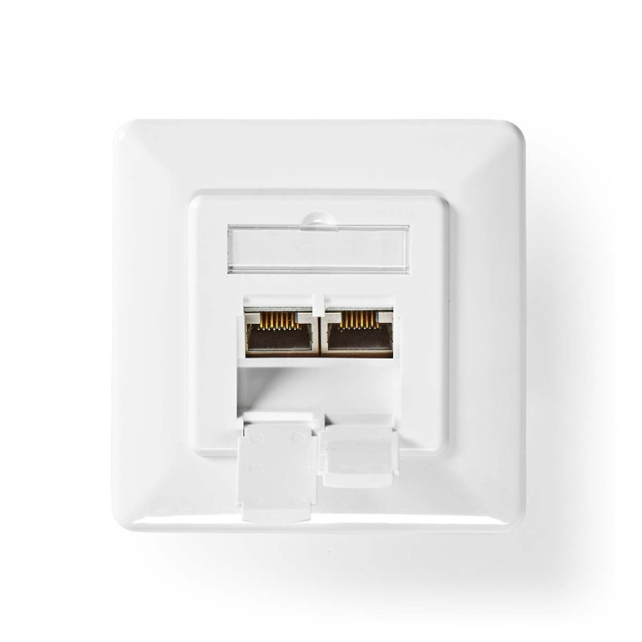 Nedis Nettverksveggboks | I veggen | 2-Port port(s) | CAT7 | Rett | Hunn | Gull belagt | PVC | Elfenben | Boks i gruppen Datautstyr / Kabler og adaptere / Nettverk / Adaptere og koblinger hos TP E-commerce Nordic AB (C69327)