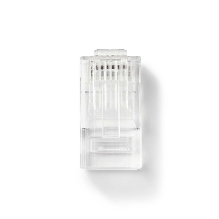 Nedis RJ45-kontakt | RJ45 Pass Through | Solid STP CAT5 | Rett | Gull belagt | 10 stk. | PVC | Gjennomsiktig | Boks i gruppen Datautstyr / Kabler og adaptere / Nettverk / Adaptere og koblinger hos TP E-commerce Nordic AB (C69332)