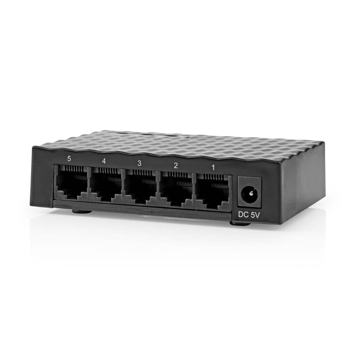 Nedis nettverkssvitsj | Kablet hastighet: Gigabit | Antall ethernet porter: 5 i gruppen Datautstyr / Nettverk / Switcher hos TP E-commerce Nordic AB (C69337)